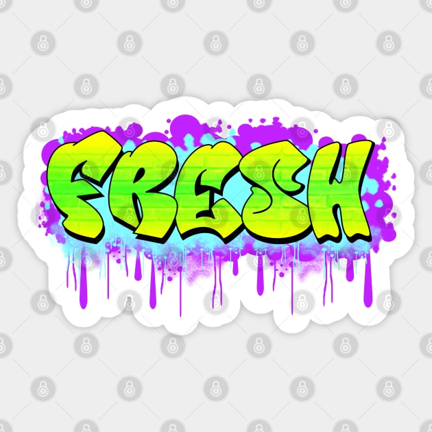 Fresh tag Sticker by NateArtDesign